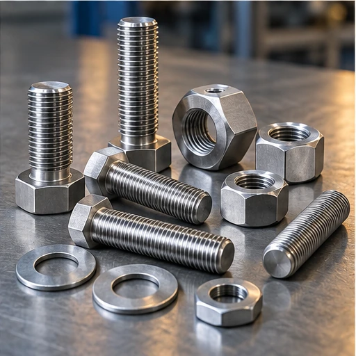 Illustrative fasteners product photograph